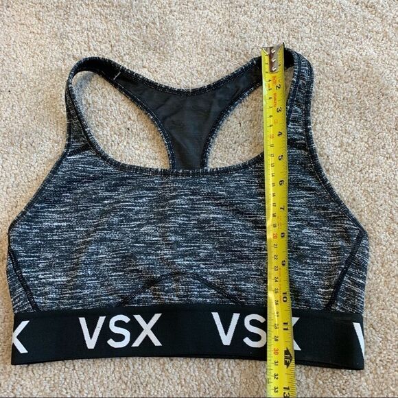 VSX Gray black sports bra size small - Picture 5 of 5